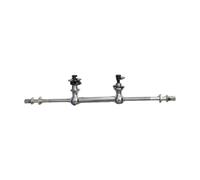 Sdlnklm Coquille de Caisse Claire Élément de Kit de Batterie Coquille de Tom Pièce de Grosse Caisse En Alliage Ajustable pour Un Remplacement Facile Adapté P, Espacement Des Trous 5 Cm