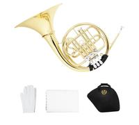 Sdlnklm Cor d'Harmonie pour Écoliers en Laiton Brillant Corps Séparé pour Pratique Individuelle Cours Musique Scolaire