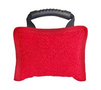 Sdlnklm Coussin à Mordre pour Chien avec Poignée, Accessoire de Dressage, Jouet à Tirer Résistant en Polyester pour Jouer Ensemble et éduquer Votre Animal, Rouge
