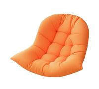 Sdlnklm Coussin de Fauteuil Suspendu en Forme D'œuf, Tapis de Siège, Coussin pour Fauteuil Suspendu en Osier, en Polyester Doux, pour Salon, Balcon Ou Bur, Orange