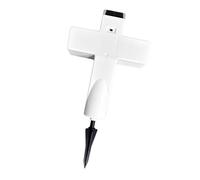 Sdlnklm Croix Solaire pour Tombe, Lampe Funéraire Blanche pour Cimetière, Cadeaux de Condoléances