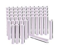 Sdlnklm Curl Cold Wave Perm Rods Cheveux Bouclés Ondulés Tige Ensemble Femmes Filles, 50 pièces 1.6 cm