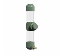 Sdlnklm Dispositif d'Abreuvement Automatique pour Oiseaux Bouteille d'eau Suspendue Système Distributeur Anti-débordement Recharge Facile Montage Sécurisé, Vert, 280ML