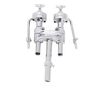 Sdlnklm Double Tom Support pour Batterie Support à Vis Solide Accessoire Léger en Alliage de Zinc Support Pratique Convient aux Musiciens Scènes