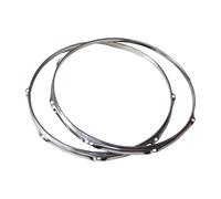 Sdlnklm Drum Rims Ensemble de Cercle Supérieur et Inférieur Caisse Claire 6 Attaches Métal Installation Aisée Adaptés à La Maintenance Création D'Acce, 13 Po