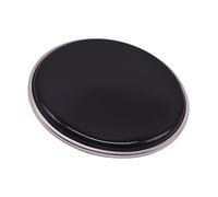 Sdlnklm Drumhead Noir pour Batterie Membrane de Grosse Caisse Accessoire Contrôle de Tonnerre Snare PVC Peau Noire pour Exercices Concert Conception, 8 Pouces