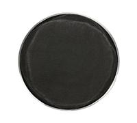 Sdlnklm Drumhead Noir pour Batterie Membrane de Grosse Caisse Accessoire Contrôle de Tonnerre Snare PVC Peau Noire pour Exercices Concert Conception, 10 Pouces
