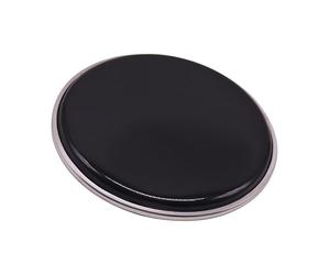 Sdlnklm Drumhead Noir pour Batterie Membrane de Grosse Caisse Accessoire Contrôle de Tonnerre Snare PVC Peau Noire pour Exercices Concert Conception, 8 Pouces