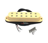 Sdlnklm Électrique pour Guitare avec Ensemble DIY Pickup Simple Kit Installation Facile Remplacement Pièce Adulte Pièce Instrument Polyvalen, Jaune