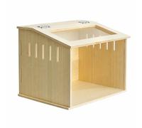 Sdlnklm en Bois Massif pour Pits Inclinable Ouvrant Fentes d'Aération sur Les Côtés Adapté pour Les Souris Adapté à la Décoration la, 40x30x30cm