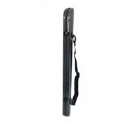 Sdlnklm Étui d'Arc en Fibre de Carbone Double Étui Boîte Porte-archet Housse Rigide avec Sangle Épaule et Verrouillage Structure Carbone et Coton pour, Fibre De Carbone Noire