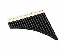 Sdlnklm Flûte Pan Crbée à 18 Tuyaux Crbé Flûte Pan 18 Tuyaux Léger pr, Beige Brun