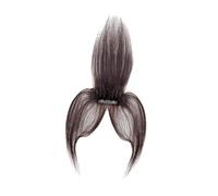 Sdlnklm Frange Air Bangs Clip Extension Fausse Frange Cheveux Synthétiques Invisible Tempes Adaptée Femmes Modification Forme Visage Photo Fête Travail, Style B
