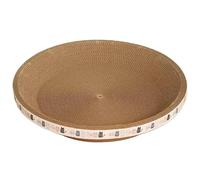 Sdlnklm Gamelle en Carton pour Chat, Griffoir, Panier pour Chat, Tapis à Griffer pour Chat pour Protéger Vos Meubles, 40cmx9cm