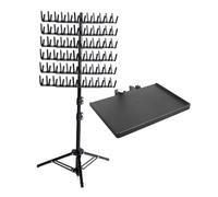 Sdlnklm Hair Braiding Rack Support de Rangement de Tresses Pied de Support pour Perruques Support Extensible D'Accessoires de Coiffure Hauteur Réglable En Mét, Noir