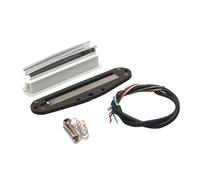 Sdlnklm Humbucker Guitare Électrique Double Rail Pickup Mini Accessoire Pièce Guitare Kit Installation DIY Compatible Configuration Série, Blanc