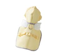 Sdlnklm Imperméable Chien avec Capuche Poncho Protection Pluie EVA Polyester Vêtement Léger Fonction Coupe-Vent Adapté à Sortie Fête Photographie Anniversaire, 3XL