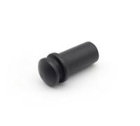 Sdlnklm Industrial Peg Bouchon de Bout de Guitare Cheville de Sangle Bouton d'Attache Insert de Bout en Laiton Protège le Bloc de Queue et Fixe la Courroie, 12MM Ebony