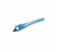 Sdlnklm Jouet en Tissu pour Chat Comprenant Longue Queue Dynamique au Toucher Doux Bruit Craquant Incorporé Aide à Éviter l'Ennui Adapté pour Routine Quotidienne et Détente à la Maison, Bleu Ciel