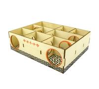 Sdlnklm Labyrinthe pour Hamster, Tunnel de Cachette, Cochon d'Inde, Petits Animaux, Jouet D'éveil, Puzzle d'exercice, Maison pour Souris, 15.5x19.8x6cm