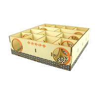 Sdlnklm Labyrinthe pour Hamster, Tunnel de Cachette, Cochon d'Inde, Petits Animaux, Jouet D'éveil, Puzzle d'exercice, Maison pour Souris, 20.8x19.8x6cm