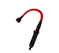 Sdlnklm Lance D'arrosage Robuste, Réglable, Flexible et Rotative, avec Embout Multijets et Raccord de Type Embout, Idéale pour Les Paniers Suspendus, Rouge