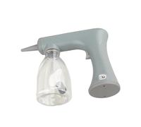 Sdlnklm Machine à Mousse Cheveux Dispositif Foaming Coiffure PP Fonction Filtration Uniforme Recharge USB Application Facile Adaptée Aux Salons et Coiffeurs I, Gris 300ml