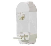 Sdlnklm Mangeoire Automatique pour Oiseaux - Stable, Accessoires de Passage pour Oiseaux de Petite et Moyenne Taille, Blanc