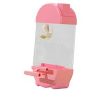 Sdlnklm Mangeoire Automatique pour Oiseaux - Stable, Accessoires de Passage pour Oiseaux de Petite et Moyenne Taille, Rose