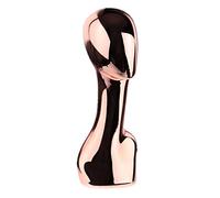 Sdlnklm Mannequin Tête Présentoir pour Perruque Support Chapeau Bijoux Surface Légère Solide Convient Salon Beauté Maison Présentoir Magasin, Or rose