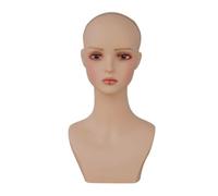 Sdlnklm Mannequin Tête Support Présentoir à Perruque Buste Accessoire Chapeau Maquillage PVC Solide Léger Convient pour Salon Professionnel Boutique D'Accesso, Style B