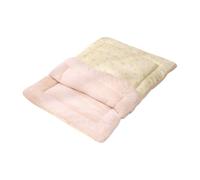 Sdlnklm Mat Tissu Doux Sac de Couchage Abri Tunnel Cachette Coussin Chaleureuse Semi-fermé pour Animaux Soutien Tout Autour Adapté Chats D'Intérieur L, S Yellow