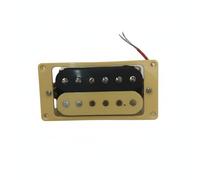 Sdlnklm Micro Humbucker pour Guitare Électrique Manche et Chevalet Pickups Double Bobinage Réduction Du Bruit Réponse Équilibrée Chaleur et Clarté Montage, 52MM, Pont