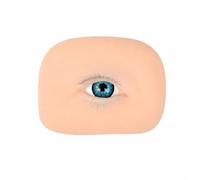 Sdlnklm Module Pratique Paupière Mlée Cils Antidérapant Œil D'entraînement En Silicone Cleur Peau pr Formation Esthétique, Module Œil Gauche