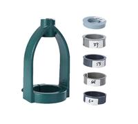 Sdlnklm Mortaiseuse pour Perceuse à Colonne Accessoire Mortaise Carrée Dispositif de Découpe à Tenons Outil Bois en Acier et Plastique Conversion de Perceuse, Ensemble Complet