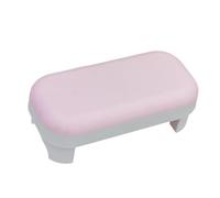 Sdlnklm Nail Arm Rest Coussin Repose Main Silicone Détachable Support Table Manucure Outils Convient pour Technicienne Ongulaire Décoration Maison, Rose