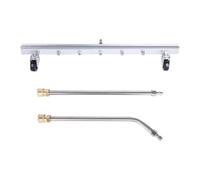 Sdlnklm Nettoyeur de Soubassement pour Nettoyeurs Haute Pression, Lance D'extension, Brosse à Eau pour Le Nettoyage du Soubassement des Allées, Trottoirs, 100CM