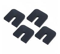 Sdlnklm Patin Antivibration Climatisation Tampon Amortisseur Support Socle Caoutchouc Dense Réduction du Bruit Anti-Vibration Conception en U Adapté à Installation Domestique Bâtiment Atelier, KT-u