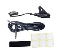 Sdlnklm Piezo Pickup Guitare Transducteur de Vibrations Accessoire Ukulélé Banjo Micro pour Guitare Acoustique Montage Adhésif Inclus, Câble de 5 Mètres