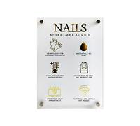 Sdlnklm Planche Présentoir pour Ongles Support de Présentation Faux Ongles Conseil D'Affichage Présentoir à Ongles En Acrylique pour Organisation Exposition C, Styled