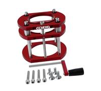 Sdlnklm Plaque D'Insertion pour Défonceuse En Aluminium Usiné Base de Levage Manuelle de Table de Travail Du Bois Support pour Machine à Rainurer Outil Auxili, Rouge