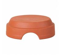 Sdlnklm Reptile Hiding Cave Abri Refuge Cachette Dôme Ouverture Arquée Poterie Naturelle Terracotta Finition Mate Approprié pour Terrarium Reptile Salon Appartement, Moyen