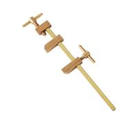 Sdlnklm Serre-joint En Laiton à Mâchoires Moletées pour Le Travail Du Bois, avec Dispositif de Serrage Moleté, pour Le Positionnement de Planches de Jonction, 120 mm