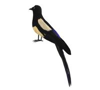Sdlnklm Statue D'oiseau Factice, Modèle à Plumage Synthétique pour Jardin Extérieur, 30CM