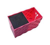 Sdlnklm Support Ciseaux Rangement Bloc Organisateur Coiffure Porte-ciseaux Partie Intérieure Amovible Antidérapante Adapté pour Coiffeur Salon Salle de Bain, Rose