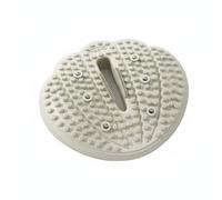 Sdlnklm Tapis de Massage Coussin Équilibre Plaque Instabilité Pad d'Acupression Matériel TPE Antidéchirure Surface Texturée Inserts Thérapeutiques Convient à, Blanc