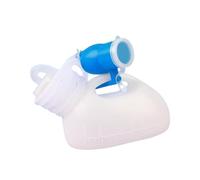 Sdlnklm Urinal Bouteille Homme Portable Léger Collecteur avec Poignée Réutilisable Antifuite Matériau PP Convient Aux Seniors Soins Au Lit Camping Urge, Blanc, avec Tuyau de 1.6 M