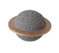 Sdlnklm Urne Funéraire en Ciment pour Animaux de Compagnie, Boîte Commémorative de Crémation Décorative pour Chiens, Chats et Chatons, Gris