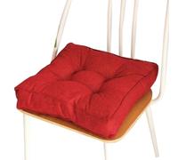 SDNAM Galette de Chaise carré 40x40cm/50x50cm/45x45cm Coussin de Siège Coton Exterieur Intérieur Coussin de Chaise pour pour Terrasse, Cuisine, Bureau(S15,45x45X10cm/18x18X4in)