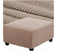 SDNAM Housse de Repose-Pieds Carrée Extensible, Housse de Pouf Amovible et Lavable, Housse de Protection pour Tabouret de Rangement avec Élastique en Bas, Tissu Épais pour Salon(X7,68x68cm/27x27in)